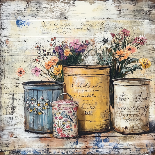 Farmhouse vintage crocks