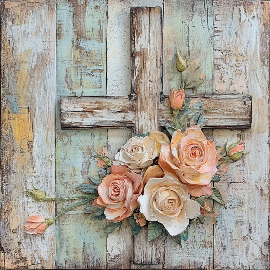 Pastel Rustic Cross