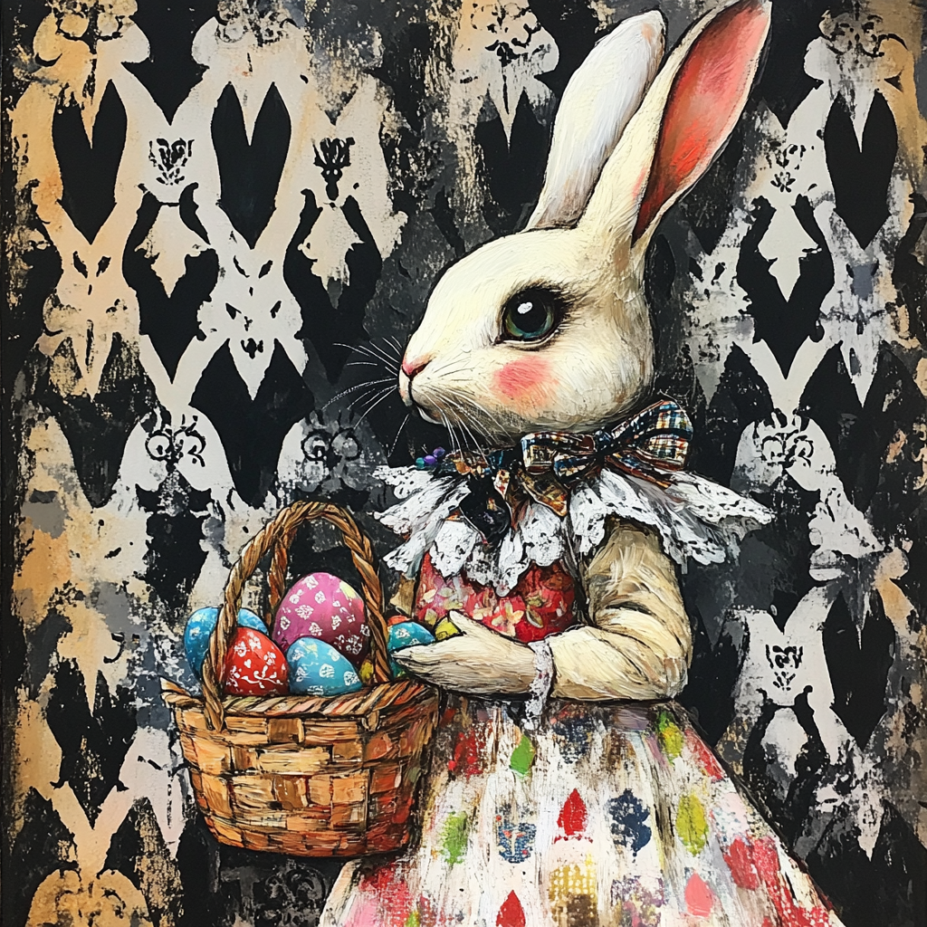 Fancy Bunny – On A Whimm Signs, Decor & More