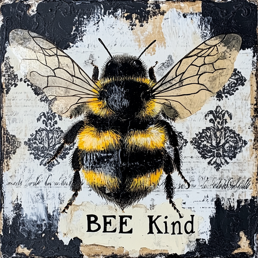 Bee Kind Summer Bumblebee print