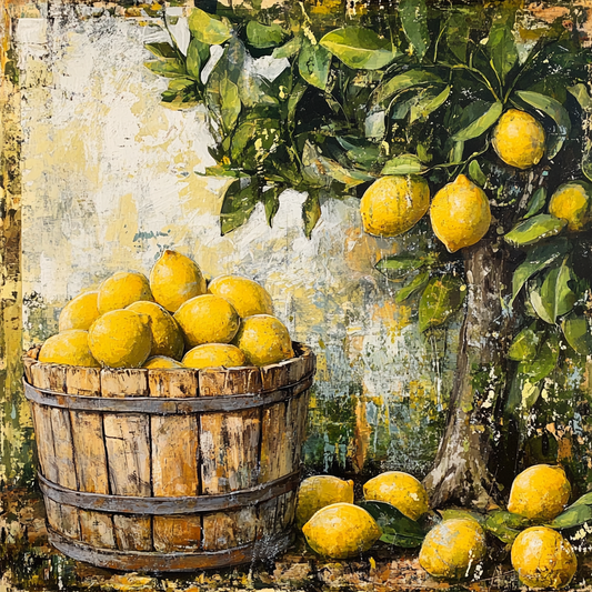 Squeeze the Day Lemon Tree sign
