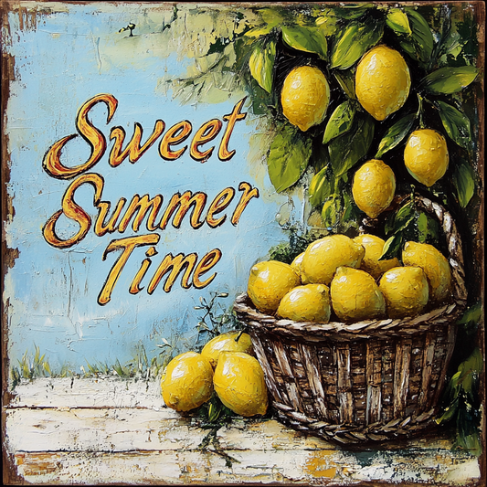 Sweet Summer Time Lemon Tree sign