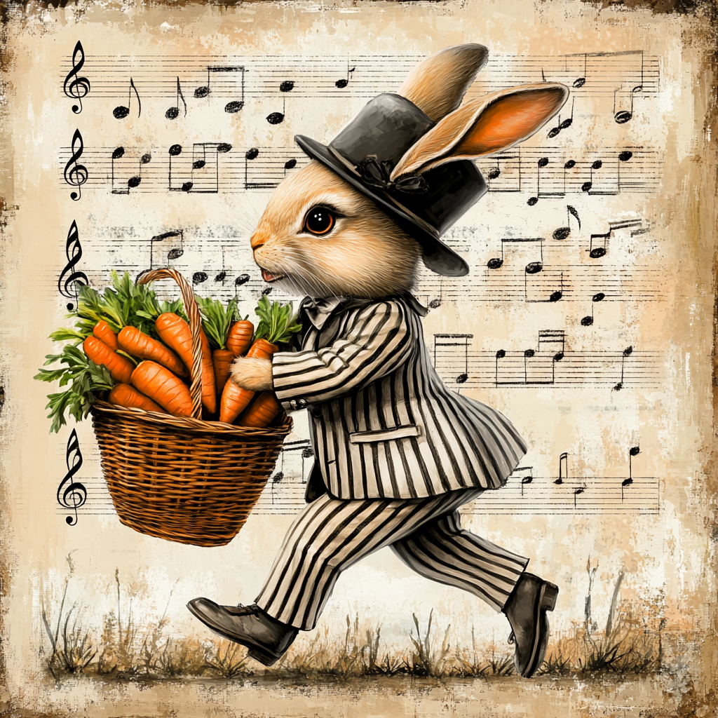 Peter Rabbit at the Carrot Patch