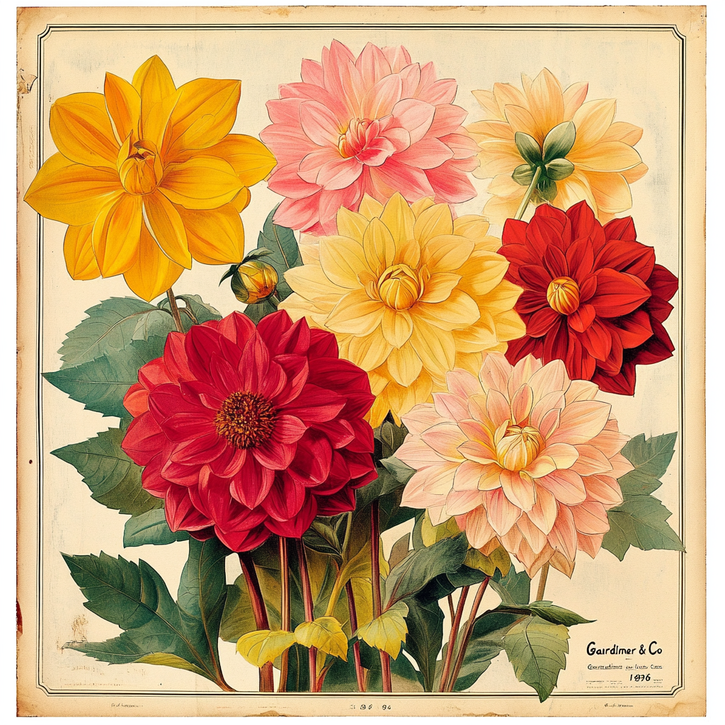Vintage Flower Seed Packet