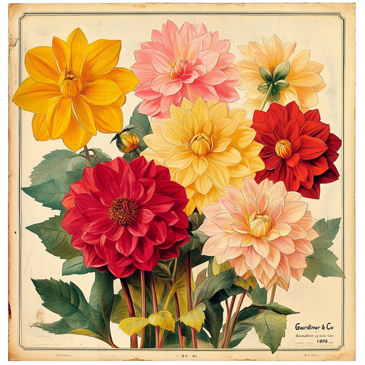 Vintage Flower Seed Packet