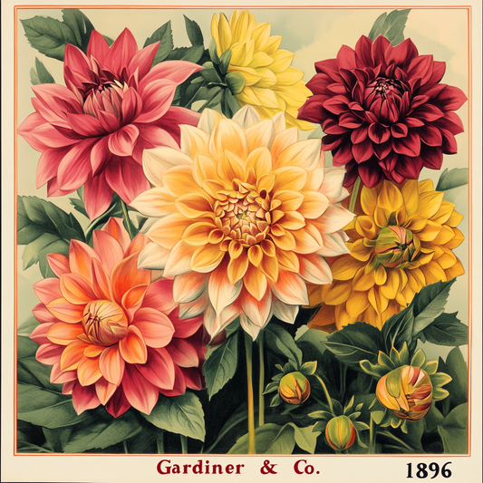 Vintage Flower Seed Packet