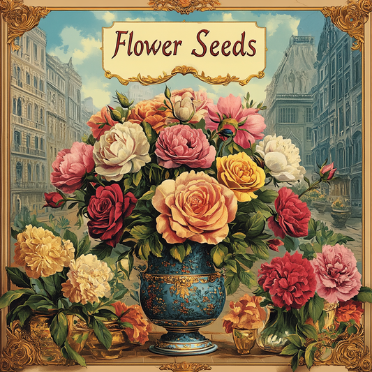 Vintage Flower Seed Packet