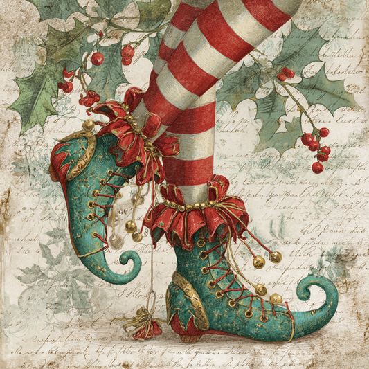 Vintage Christmas Elf