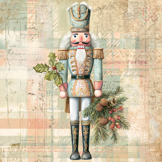 Victorian Pastel Christmas Nutcracker