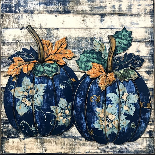 Fall sign for crafting, fall wreath sign, fall wall decor, rich navy and emerald  fall colors