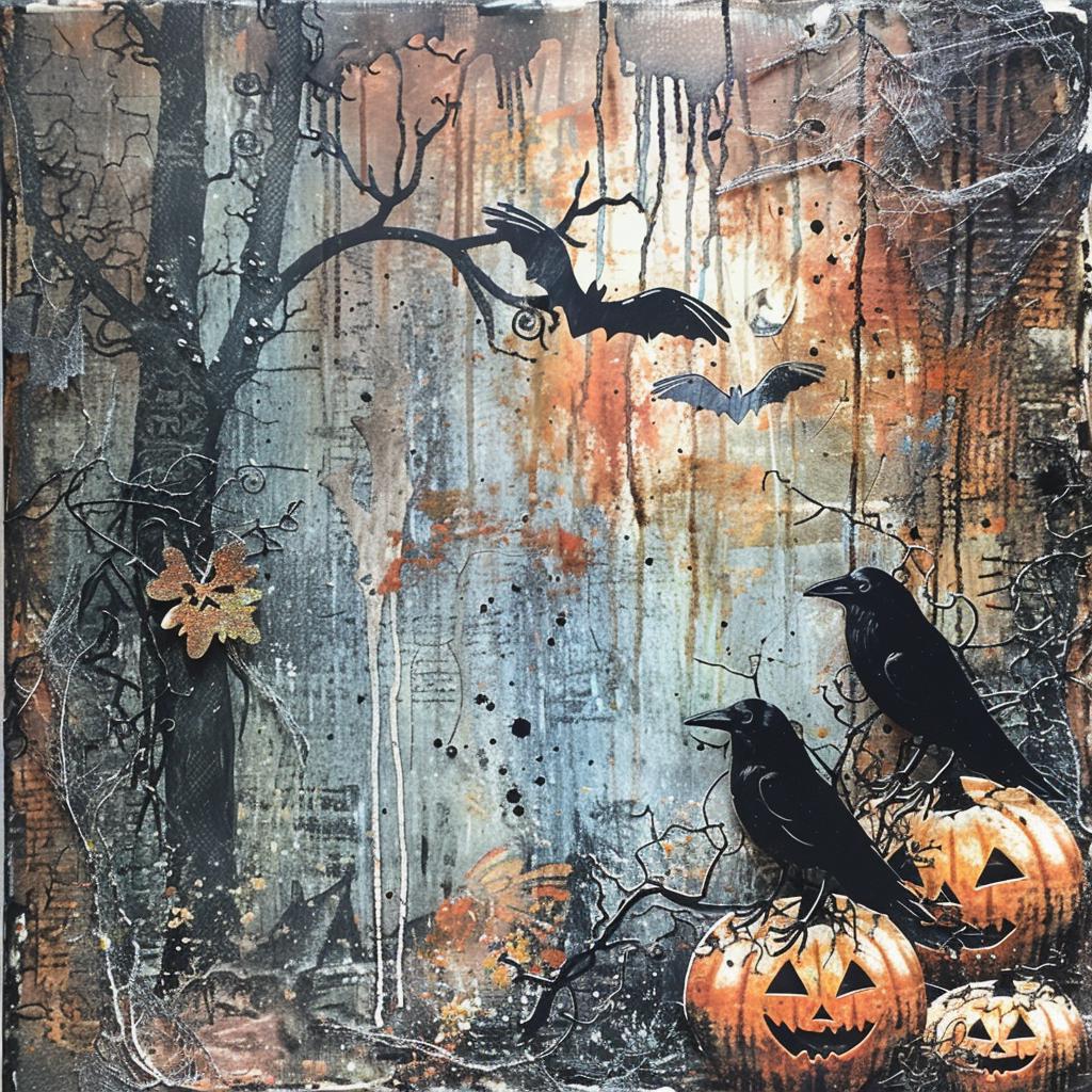 Halloween sign for crafting, haunted forest wreath sign, spooky wall decor, fall decoration